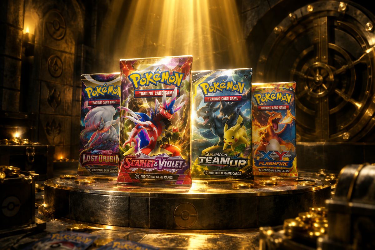 Pokémon Booster Packs in Dark Vault