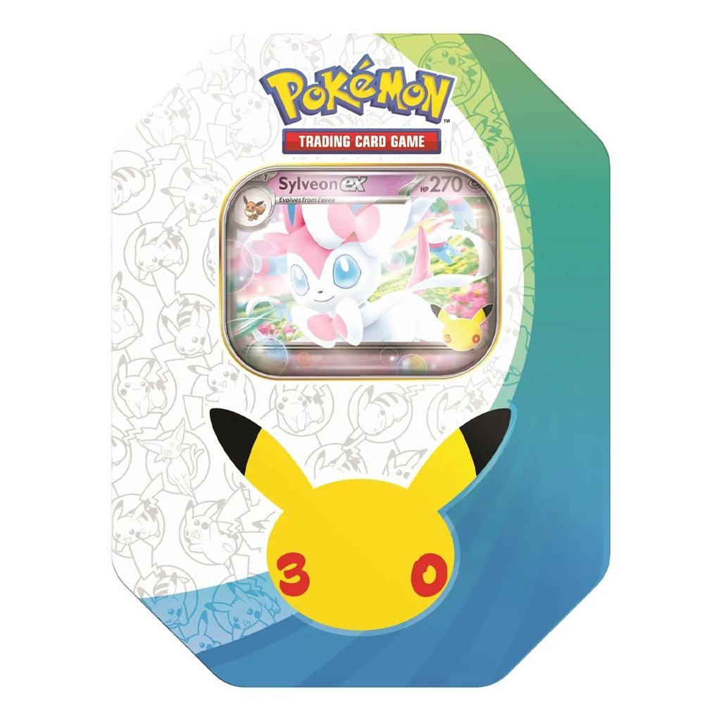 Pokémon 30th Anniversary Bundel – ETB + Sylveon ex Tin